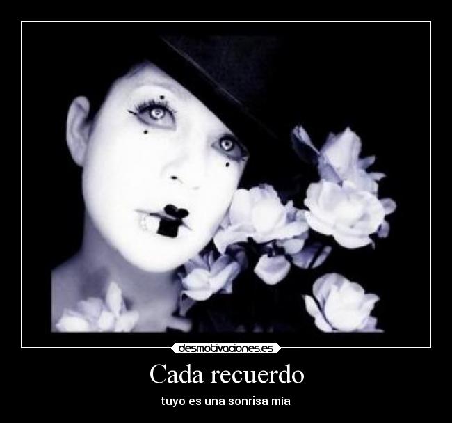 carteles cada recuerdo desmotivaciones