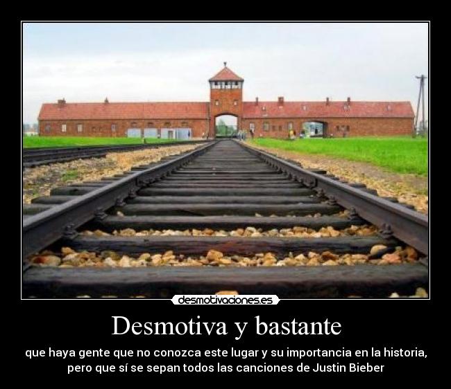 carteles auschwitz desmotivaciones