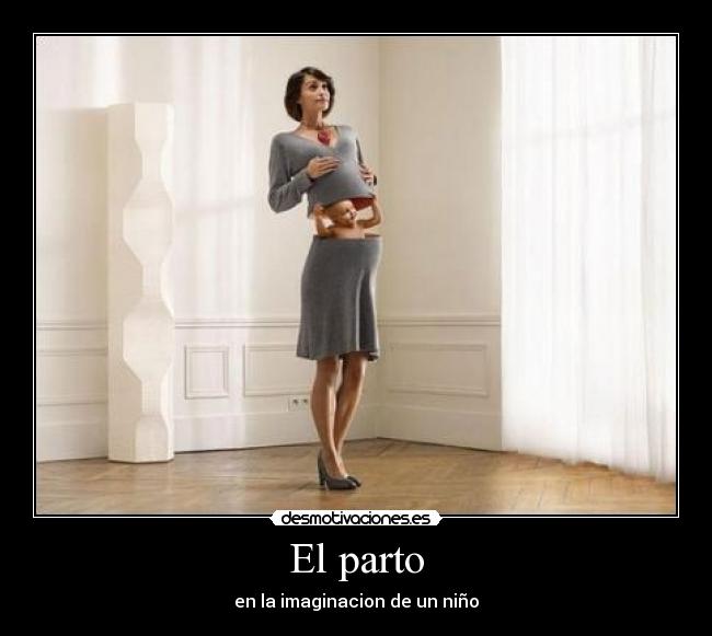 El parto - en la imaginacion de un niño