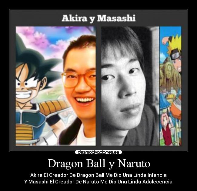 Dragon Ball y Naruto -