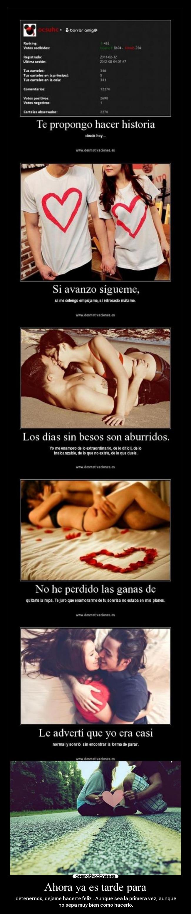 carteles que fue antes este calor que tengo las ganas follarte una pregunta seria ocsuhc 253 desmotivaciones