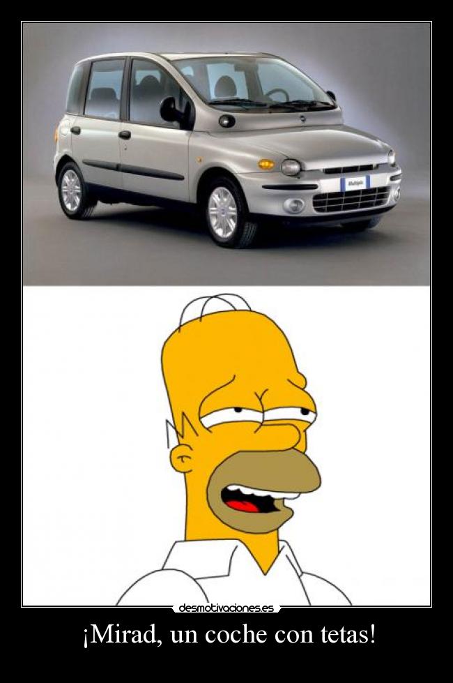 ¡Mirad, un coche con tetas! - 