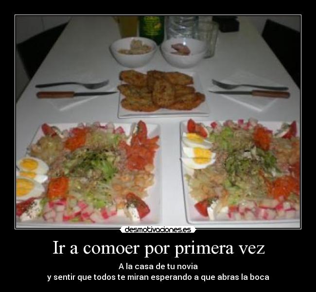 Ir a comoer por primera vez - 