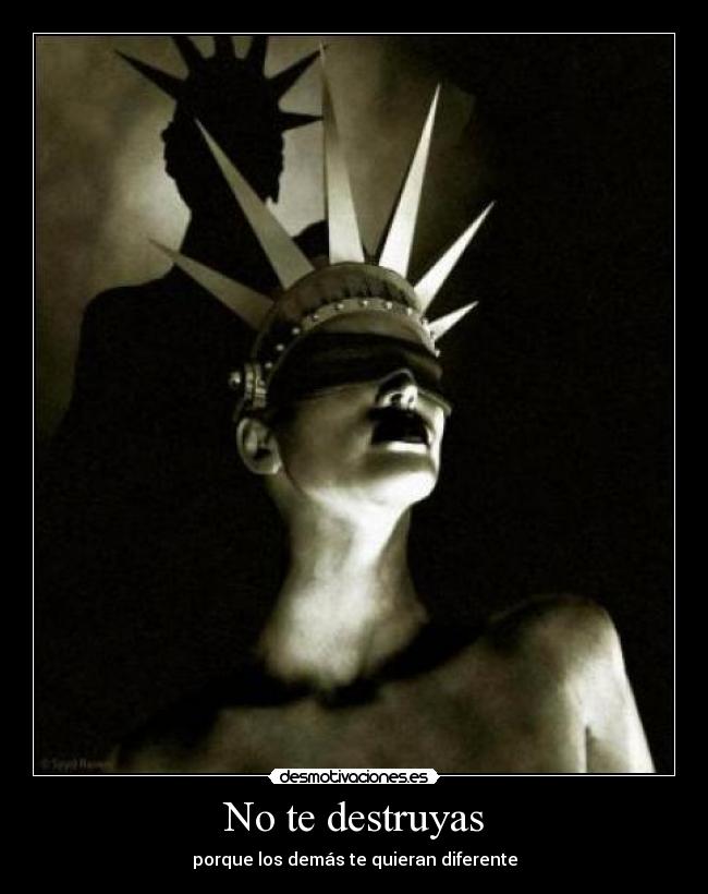 No te destruyas - 