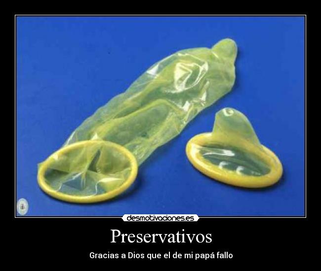 carteles condones desmotivaciones