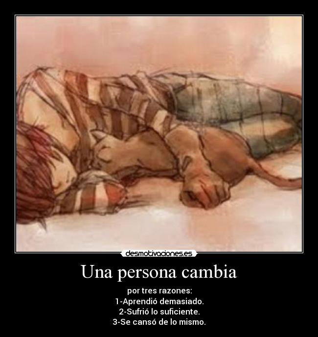 Una persona cambia - 