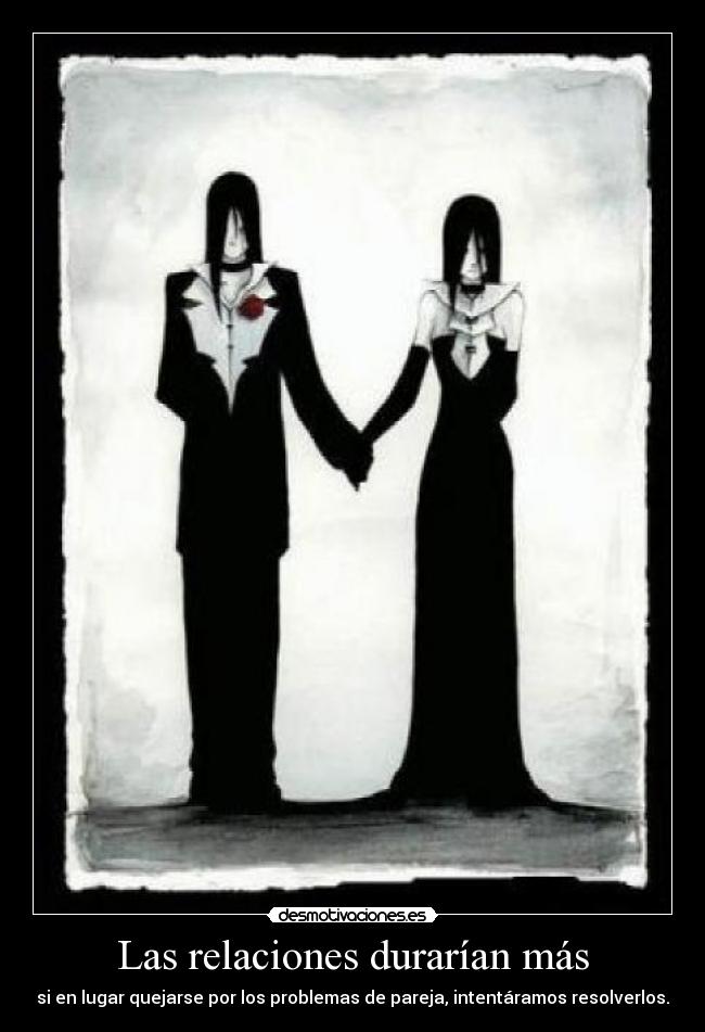 Las relaciones durarían más - si en lugar quejarse por los problemas de pareja, intentáramos resolverlos.