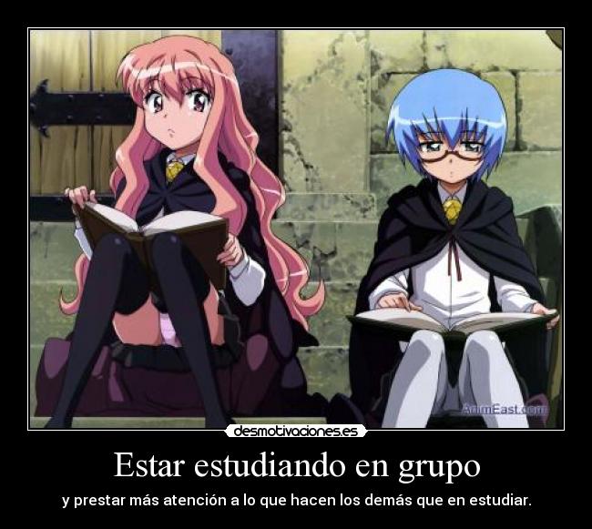 carteles gaararafez harukaze anime manga zero tsukaima louisse tabitha desmotivaciones