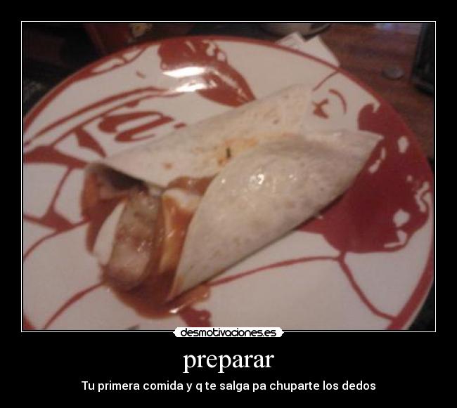 preparar - Tu primera comida y q te salga pa chuparte los dedos