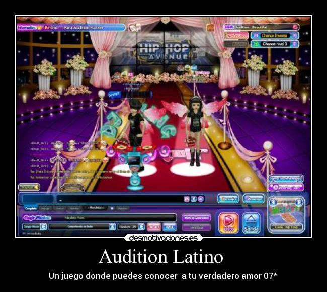 Audition Latino - Un juego donde puedes conocer a tu verdadero amor 07*