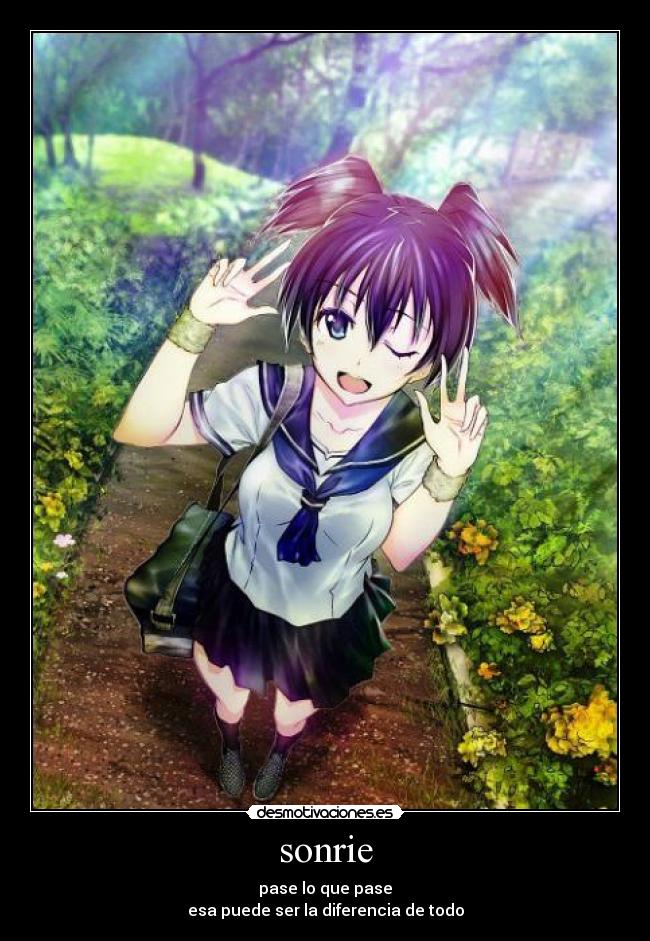 sonrie -