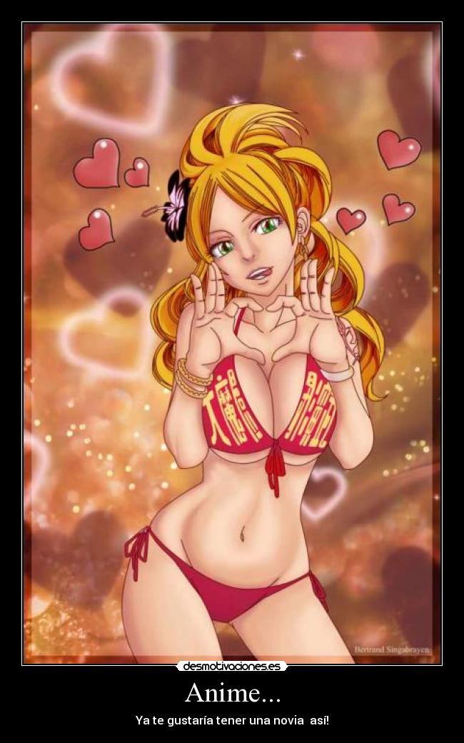 Anime... - Ya te gustaría tener una novia  así!