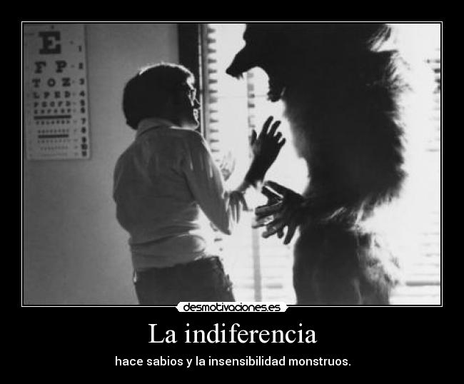 La indiferencia - 