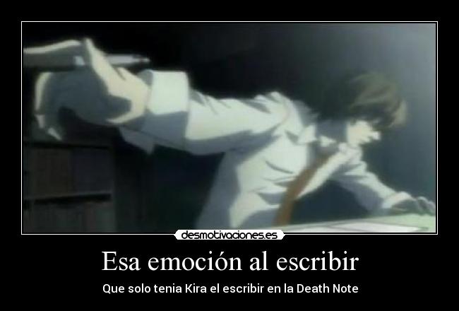 Esa emoción al escribir - 