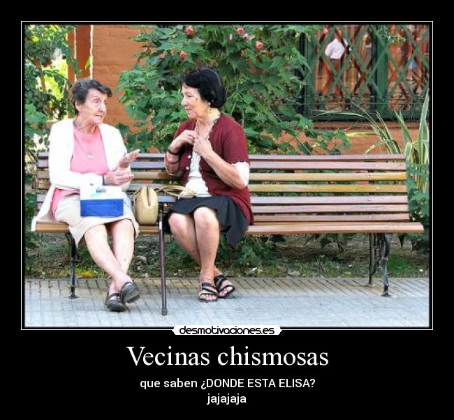 Vecinas chismosas - 