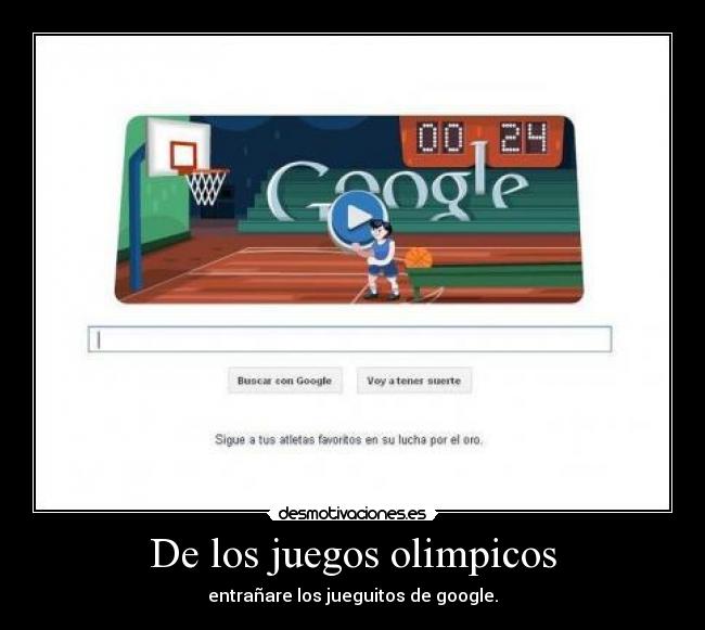 De los juegos olimpicos -