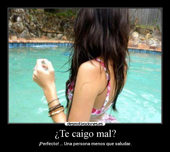¿Te caigo mal? - 