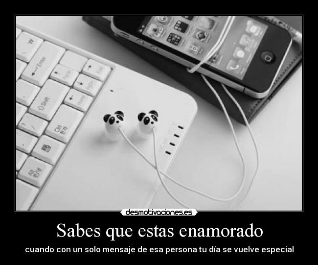 Sabes que estas enamorado - 