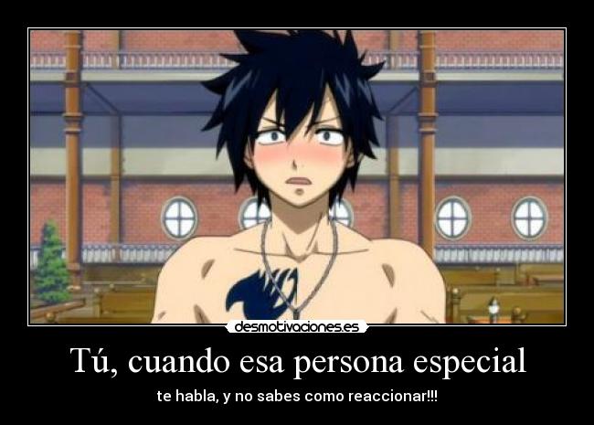 carteles gray fullbuster fairy tail desmotivaciones