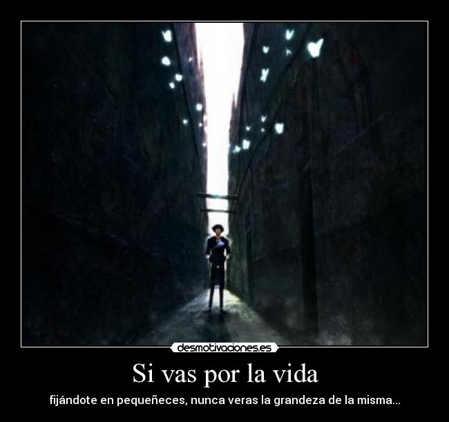 Si vas por la vida -