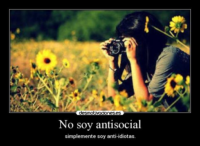No soy antisocial - 