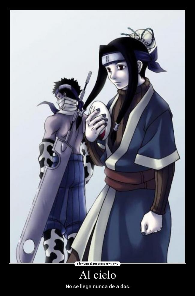 Al cielo - No se llega nunca de a dos.