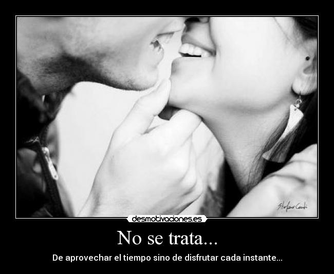 No se trata... -
