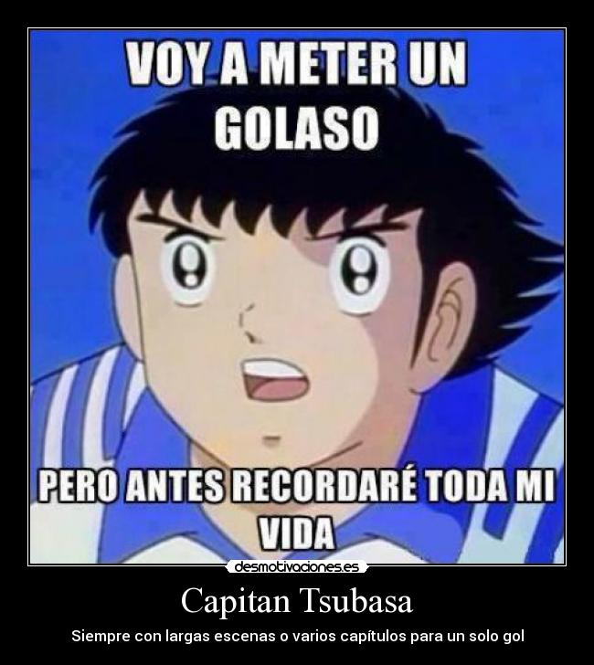 carteles klanotaku anime capitan tsubasa super campeones desmotivaciones