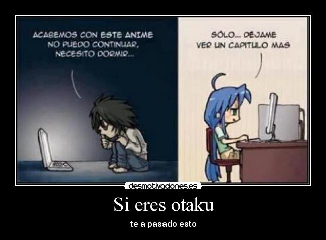carteles anime manga otaku desmotivaciones