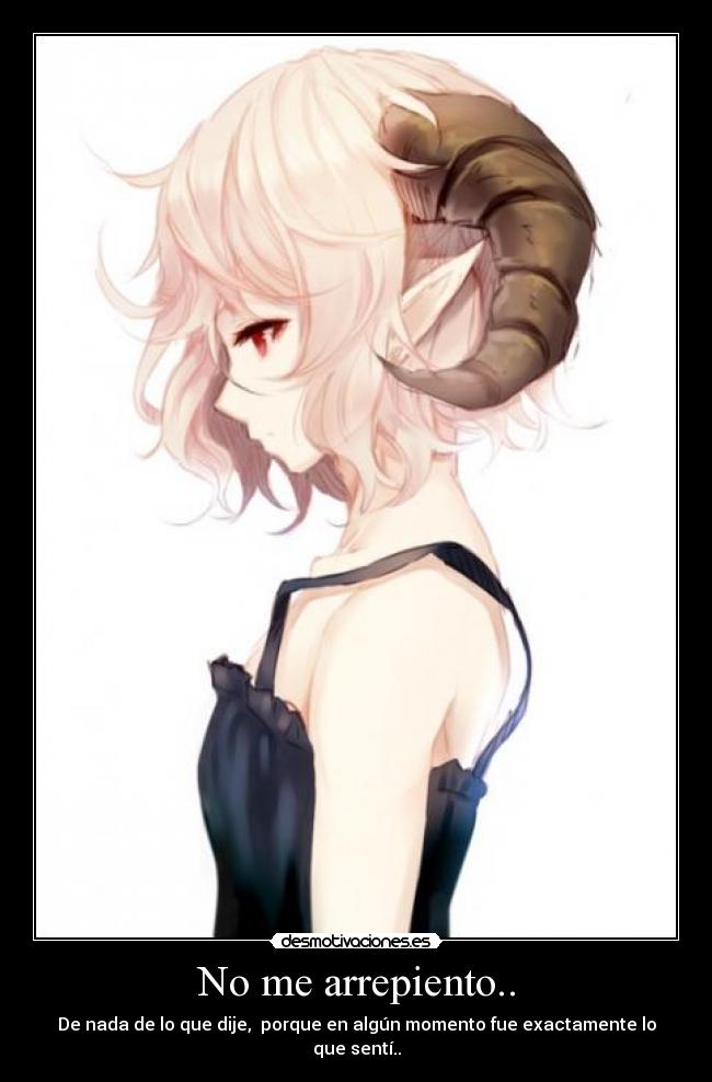 No me arrepiento.. -