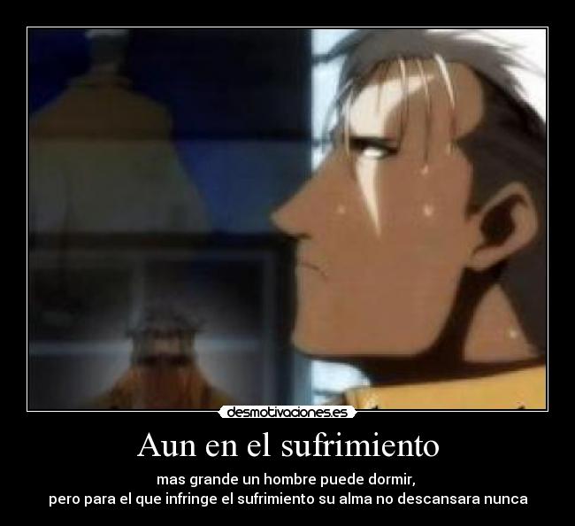 Aun en el sufrimiento -