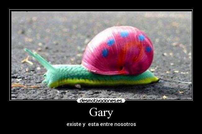 Gary - existe y esta entre nosotros