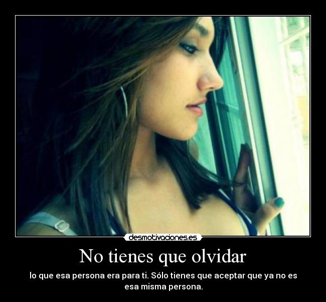No tienes que olvidar - 