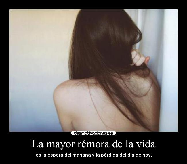 La mayor rémora de la vida - 