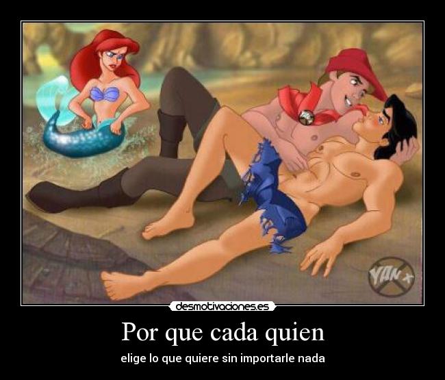 Por que cada quien - elige lo que quiere sin importarle nada