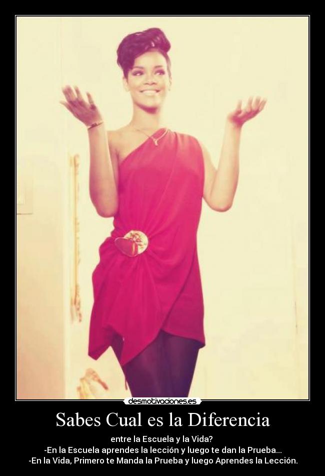 Sabes Cual es la Diferencia -
