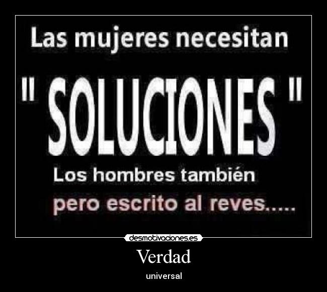 Verdad - universal