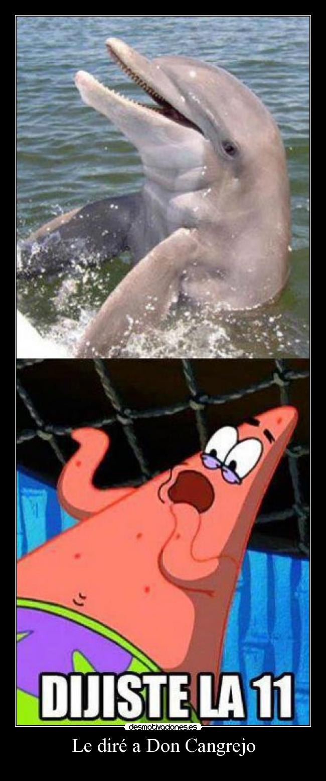 Le diré a Don Cangrejo -