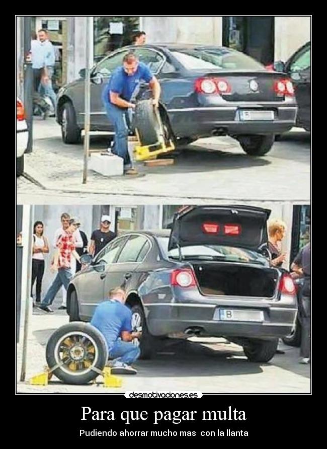 Para que pagar multa - 