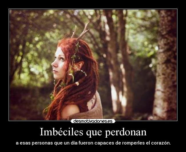 Imbéciles que perdonan -