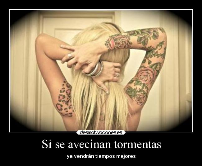 Si se avecinan tormentas -