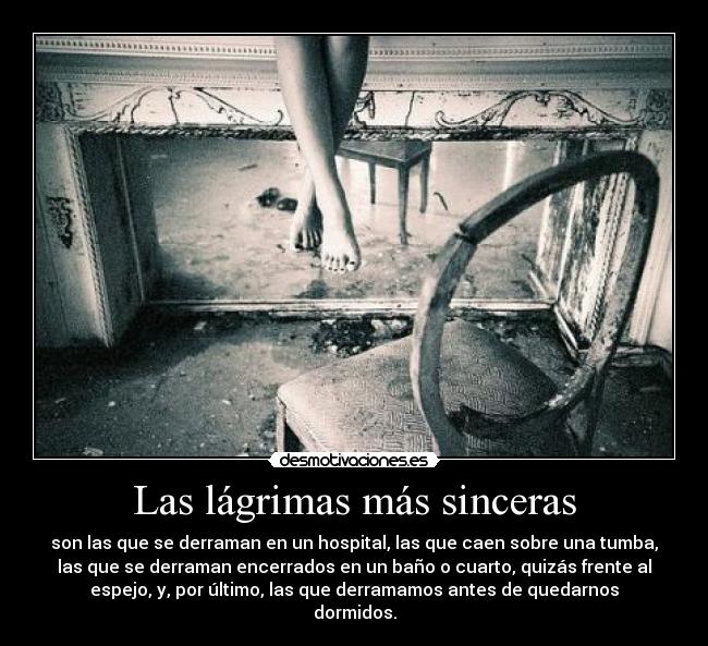 Las lágrimas más sinceras - 
