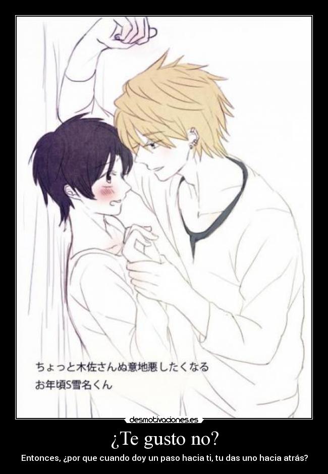 carteles yaoi amor gustos desmotivaciones