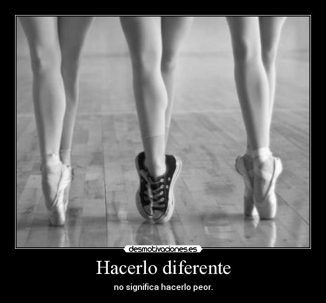 Hacerlo diferente - 