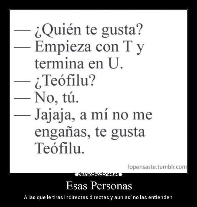 Esas Personas - 