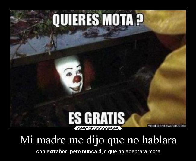 carteles madre mota rules desmotivaciones