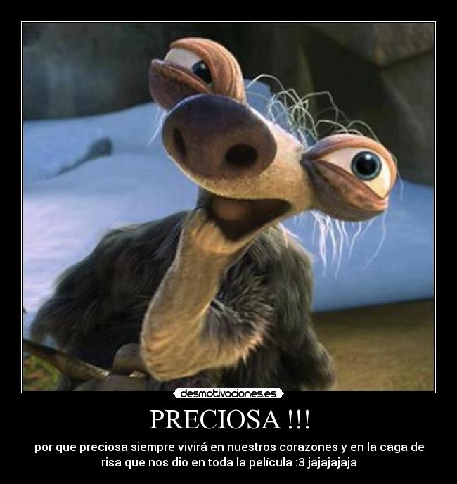 PRECIOSA !!! - por que preciosa siempre vivirá en nuestros corazones y en la caga de
risa que nos dio en toda la película :3 jajajajaja