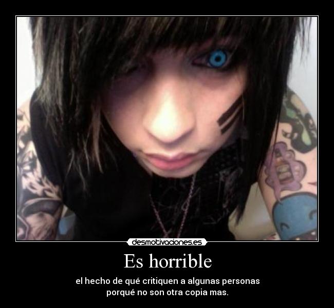 Es horrible - 