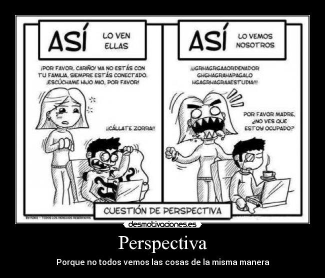 carteles computadora perspectiva hombre mujer chico chica diferencia clanbloodlovers desmotivaciones
