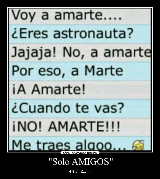 Solo AMIGOS - en 3...2...1...